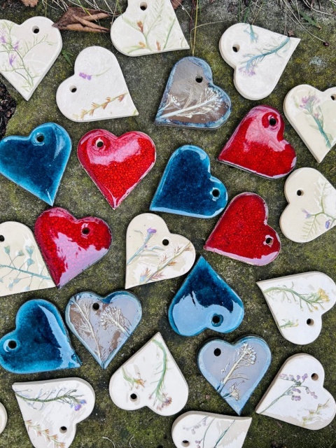 Serca przywieszki 3 szt